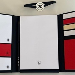 シャネルチャンスオードトワレ35ミリノベルティの付箋・メモ帳セット