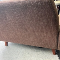 ☆値下げ☆I2506-205 2人掛けソファ 色褪せあり 中古の画像