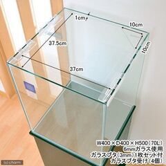 【新品未開封 水槽】寿工芸 レグラスフラット F-4050 1個の画像
