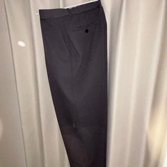 【取引決定】無印良品　婦人　撥水　テーパードパンツMグレーの画像