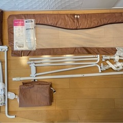 日本育児　ベッドフェンス　ベッドガードの画像