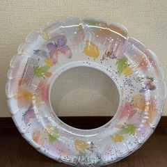 子供用　スパンコール入り　浮き輪