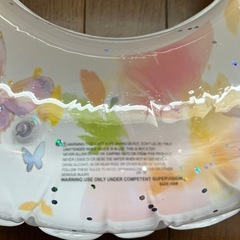 子供用　スパンコール入り　浮き輪の画像
