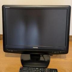 液晶テレビ　TOSHIBAレグザ19型