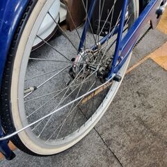 【リサイクルショップどりーむ鹿大前店】No.240　自転車　24インチ　カゴ・ライト付き♪　小柄な方でも乗れる♪　おすすめですよ🎵の画像
