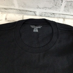 W053 未着用 Amazon essentials 半袖 Tシャツ 2枚組 Sサイズ クルーネック ワインレッド/ブラック 現状品の画像