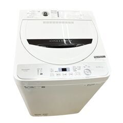 ★ジモティー割有★SHARP/シャープ　4.5kg洗濯機　ホワイ...