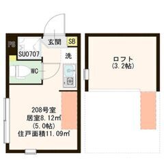 【荒川区★特集】東京メトロ千代田線/町屋駅 歩4分　築浅ワンルーム✨TVインターホン 室内洗濯置、シューズボックス 温水洗浄便座、駐輪場、ロフト、ネット使用料不要、敷地内ごみ置き場、シャワールーム - 荒川区
