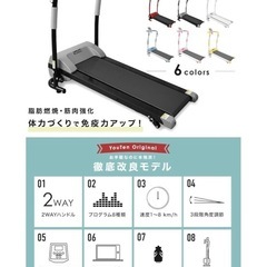 【動作確認済み】YouTen YT-SHM8 折りたたみ式ランニングマシンの画像