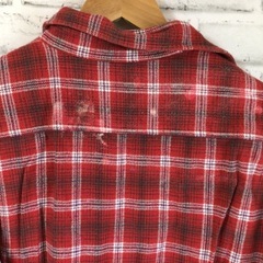 W054 Wrangler AMARICA ラングラー アメリカ製 チェックシャツ Mサイズ アメカジ 古着 現状品の画像