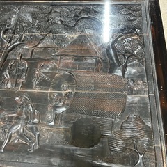 ガラステーブル　座卓　ローテーブル　ヴィンテージの画像