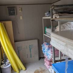 4.5m ユニットハウス 2.8坪 5.7畳 9.4平米 休憩所 簡易ハウス プレハブ小屋 屋外 事務所 倉庫 物置の画像