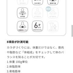 【新品未使用】体重計 OMROMの画像