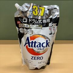 花王 ドラム式専用 洗たく洗剤 アタックゼロ（400gワンハンドタイプボトル＋つめかえ用1350g）の画像