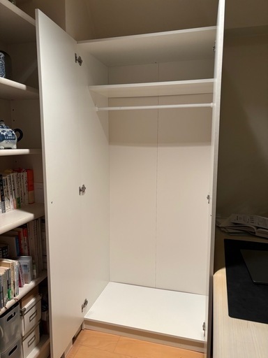 新品同様4万IKEA 白クローゼット タンス 衣装棚