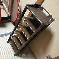 靴箱　シュースラック　カリモク家具の画像