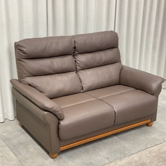KF-16【新入荷　リサイクル品】マナカーサ本革　2シーターソフ...