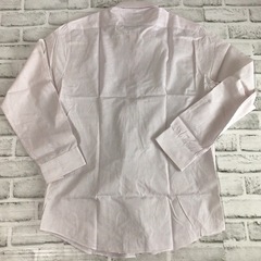 W061 Calvin Klein/カルバンクライン 長袖 シャツ メンズ ストライプ ホワイト/レッド クリーニング済み 古着 現状品の画像