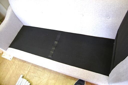 アイリスオーヤマ 布製 カウチソファ 幅164×奥116×高67cm オットマン付き CCS-3S グレー系 3人掛けソファ 3Pソファ 札幌市 清田区 平岡