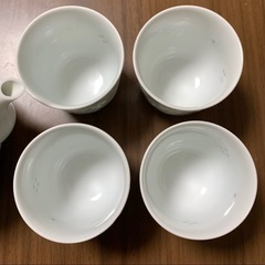 有田焼　透かし蛍　湯呑み　4個　セットの画像