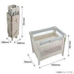 ベビーベッド、布団一式