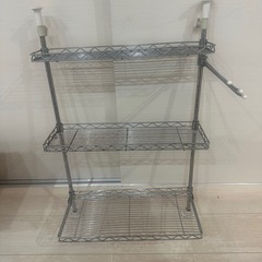 キッチンスチールラック(突っ張り棒)