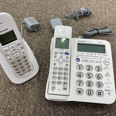 値下げ中【SHARP_JD-G56CL】コードレス電話機（親機＋子機1機）の画像
