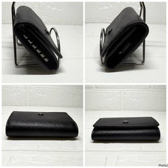 超美品 コーチ COACH キーケース 黒 BLACK 5連 シグネスチャーの画像