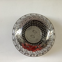 ステンレス　フリーサイズ万能蒸し器の画像