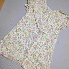 ワンピース　西松屋　ノースリーブ　花柄　110の画像