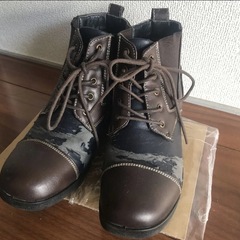 ショートブーツ　ブラウン　Mサイズ