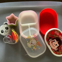 園児用お弁当箱2つセット400ml 他　引き取り限定の画像