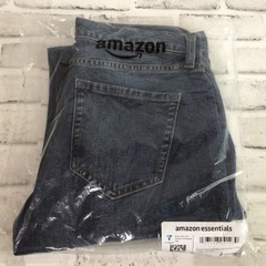 W070 未着用 Amazon essentials デニム/ジーンズ 30W×32L シンプル ブルー スリム メンズ 現状品の画像