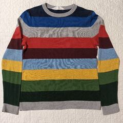 140cm マザウェイズ長袖カットソー、H＆Мコットンセーター2点セットの画像