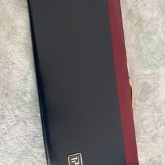 POLA 長財布 ネイビー レザー