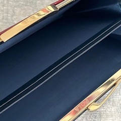 POLA 長財布 ネイビー レザーの画像
