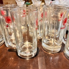 廃盤デザイン アサヒビールロゴ入りジョッキ！   の画像