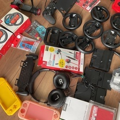 Nintendo Switch本体と周辺機器の画像