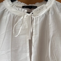 チュニック丈ブラウスの画像