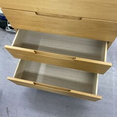 チェスト 幅80ｃｍ スイートデコレーション エリス ナチュラルカラー 箪笥 タンス 衣類収納 札幌市手稲区の画像