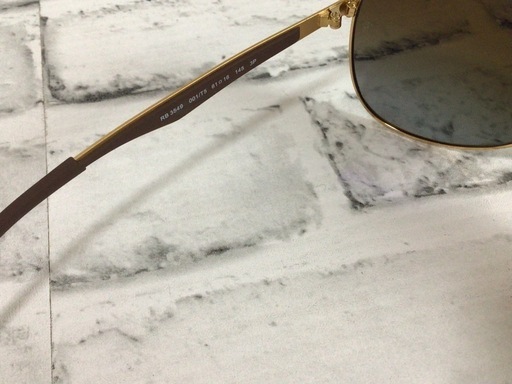 W075 保管品 Ray-Ban/レイバン 偏光 サングラス POLARIZED RB3549 001/T5 61口16 アリスタゴー