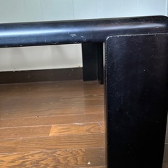 マル二木工　ガラステーブルの画像