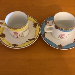 資生堂 カップ&ソーサー　2脚セット