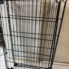 メタルラック　ブラック