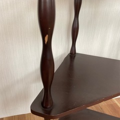 昭和レトロ　コーナーシェルフの画像
