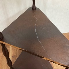 昭和レトロ　コーナーシェルフの画像