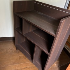 木製組み立て式飾り棚の画像