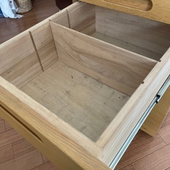 浜本工芸　机のサイドの引き出しの画像