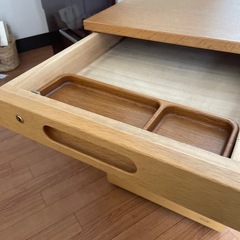 浜本工芸　机のサイドの引き出しの画像