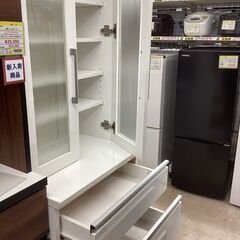 8/16 値下げ💖NITORI💖ニトリ 2面食器棚💖バイグロス仕様 スリム 収納力〇💖2167の画像